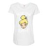 The Orijinal Topknot Tinkerbell Maternity Scoop Neck T-shirt
