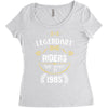 legendary riders are born in 1985 Women's Triblend Scoop T-shirt