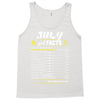 July Girl Facts Leo Tank Top