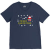 santa peeing merry christmas V-Neck Tee
