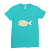 fish Ladies Fitted T-Shirt