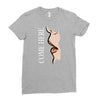 come here Ladies Fitted T-Shirt