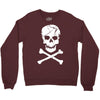 skull and crossbones pirate neon Crewneck Sweatshirt