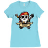 pirate wars Ladies Fitted T-Shirt