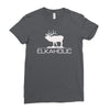 christmas gift elkaholic Ladies Fitted T-Shirt