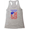 we stand for the flag Racerback Tank