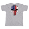 skull u.s.a. back Toddler T-shirt