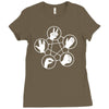 schere stein papier echse spock Ladies Fitted T-Shirt