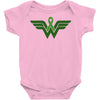 liver cancer wonder woman Baby Bodysuit