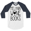 melanin wine books 3/4 Sleeve Shirt