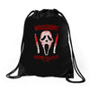 woodsboro horror film club Drawstring Bags