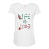 Life is Gucci Maternity Scoop Neck T-shirt