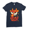 devils night Ladies Fitted T-Shirt