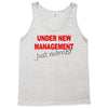 under new management just married mens black wedding present husband t Tank Top