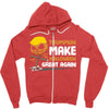 Trumpkin Make Halloween Great Again Zipper Hoodie