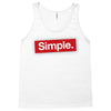 simple red Tank Top