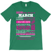 quens are born in march T-Shirt