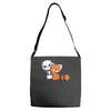 panda hug Adjustable Strap Totes