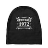 vintage 1972 aged to perfection Baby Beanies