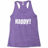 happy Racerback Tank