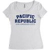 Pacific Republic Los Angeles City Women's Triblend Scoop T-shirt