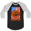 halloween american flag halloween american flag 3/4 Sleeve Shirt