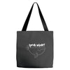 speak whale Tote Bags