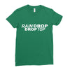 rain drop Ladies Fitted T-Shirt