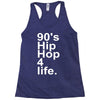 90's hip hop music Racerback Tank