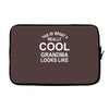 this is what a cool grandma looks like Laptop sleeve