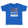 Halloween Kings Are Born In March Toddler T-shirt