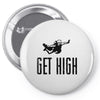 get high Pin-back button