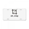 oh crop License Plate