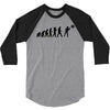 evolution of a darts player t shirt phil taylor board 3/4 Sleeve Shirt