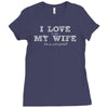 i love it when my wife lets me watch football Ladies Fitted T-Shirt