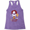 it pennywise clown Racerback Tank