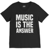 music is the answer V-Neck Tee