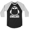 penguin chillax funny new 3/4 Sleeve Shirt