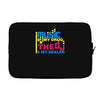 music is my drug Laptop sleeve