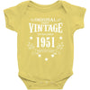 original parts vintage established 1951 perfectly aged Baby Bodysuit