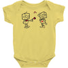 cute love robots Baby Onesie