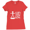scarecrow boat Ladies Fitted T-Shirt