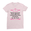 Dear Daddy, Thanks for Being my Dad Baby Boy Letter to Father Ladies Fitted T-Shirt