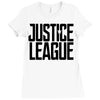 justice league Ladies Fitted T-Shirt