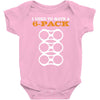 men's i used to have a 6 pack funny beer gut Baby Bodysuit