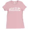 evolution dirt bike motorcross Ladies Fitted T-Shirt