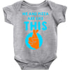 me and pizza are like this Baby Bodysuit