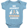 Me Against Uterine Cancer Baby Bodysuit