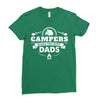 Campers Make the Best Dads Ladies Fitted T-Shirt