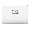 vegan feminist Accessory Pouches